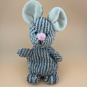 Russ Gray and Pink Stuffed Mouse
